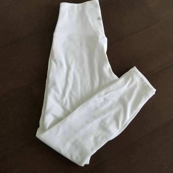 lululemon athletica Pants - Lululemon Align White 25' Pants